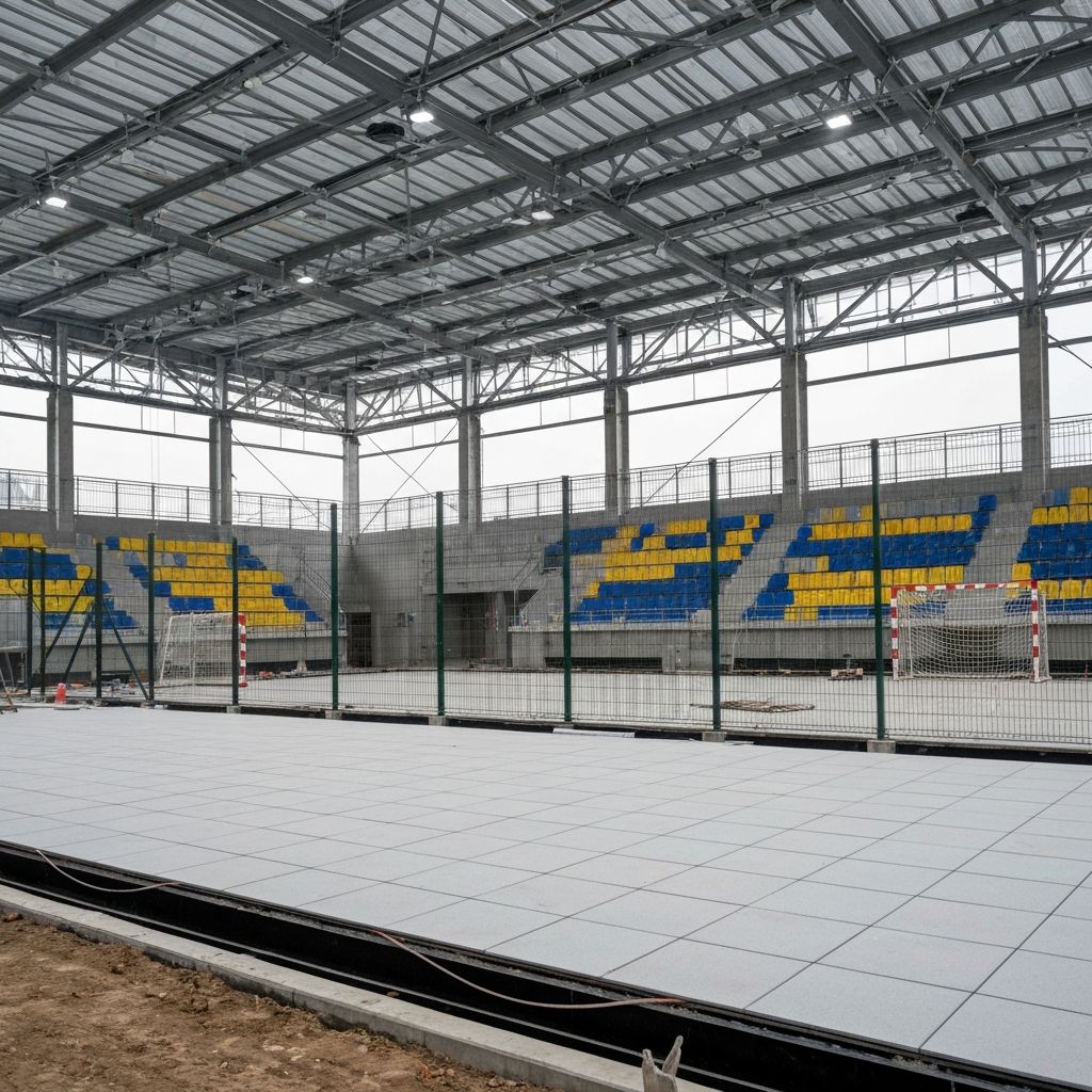 Ejecución de Obra: Construcción de Infraestructura Deportiva